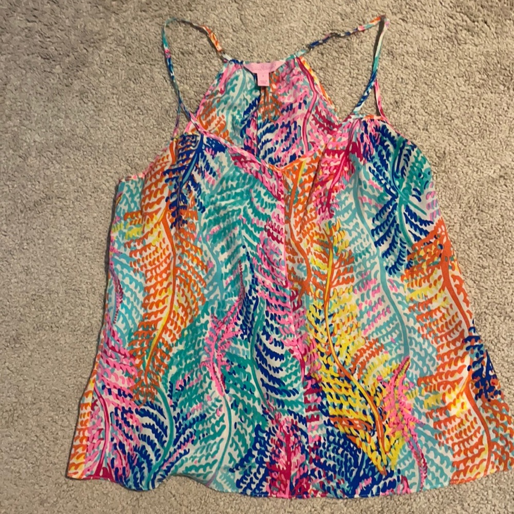 Lilly Pulitzer silk tank